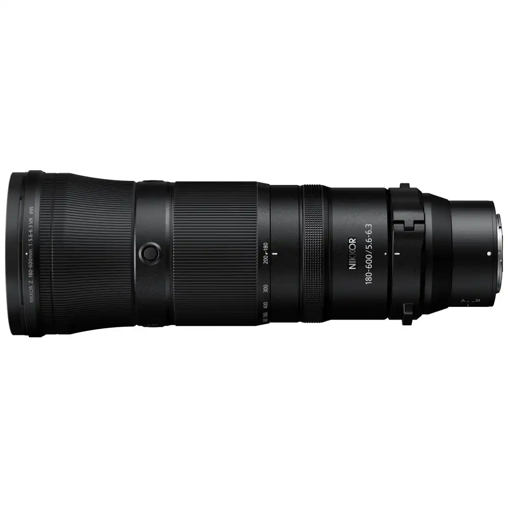 Nikon Z 180-600mm objectief zijkant